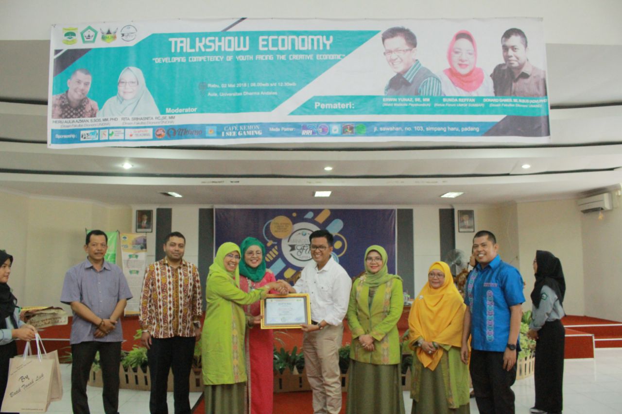 Talkshow FEB UNIDHA – HMJ Manajemen Dorong Ekonomi Kreatif
