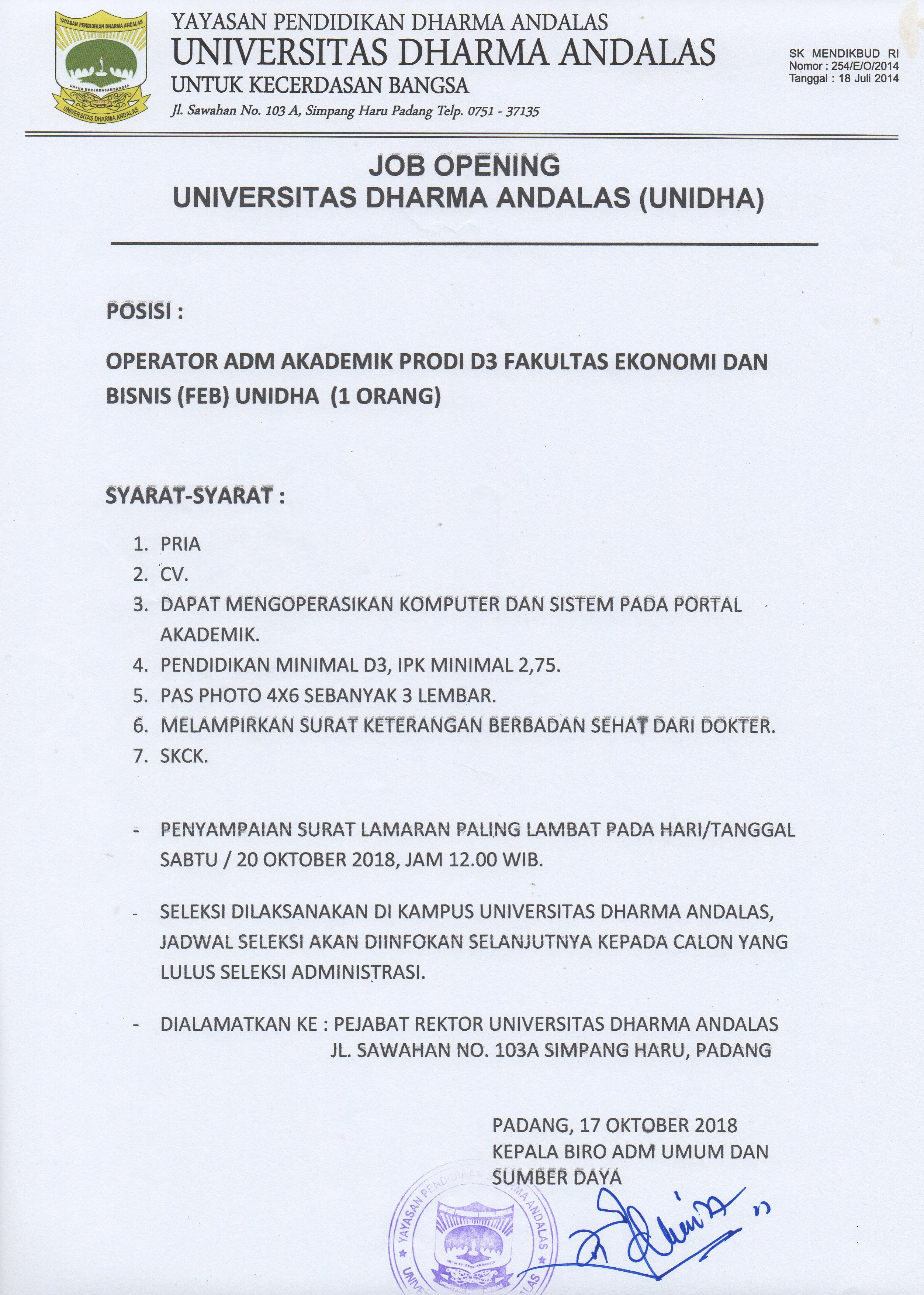 Job Opening