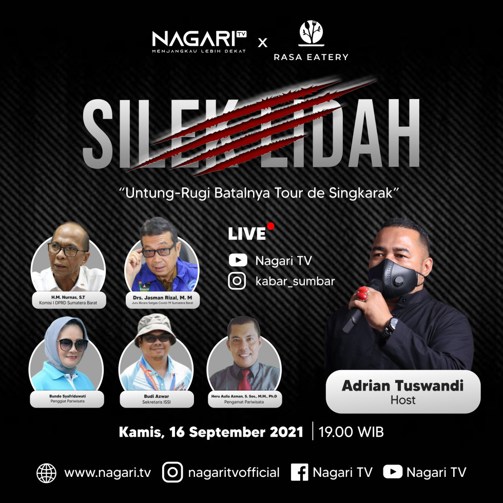 Dosen S1 Manajemen UNIDHA Bahas Pariwisata di Nagari TV