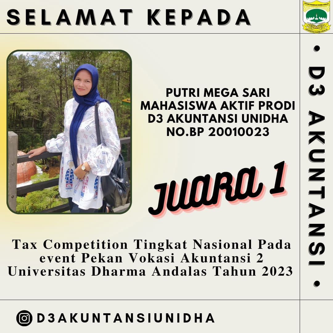 UNIDHA Juara 1 Tax Competition Tingkat Nasional