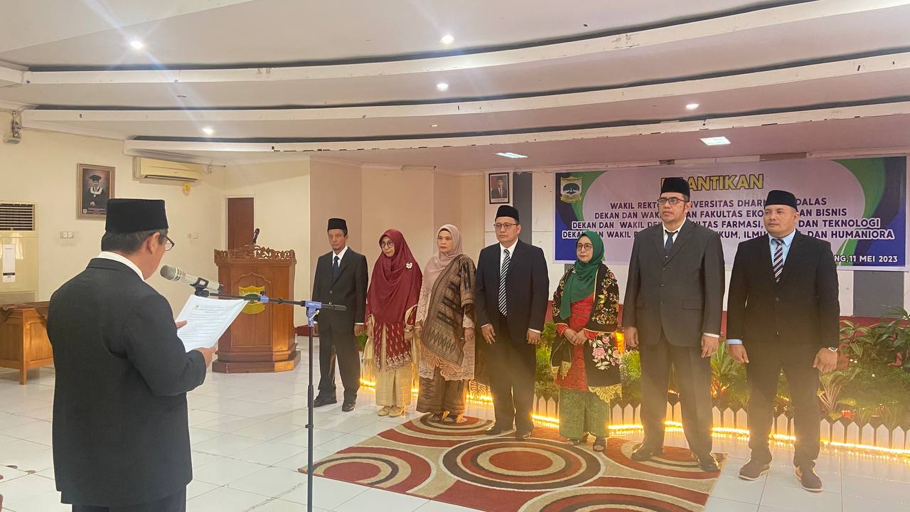 Pelantikan Pejabat Struktural Fakultas UNIDHA