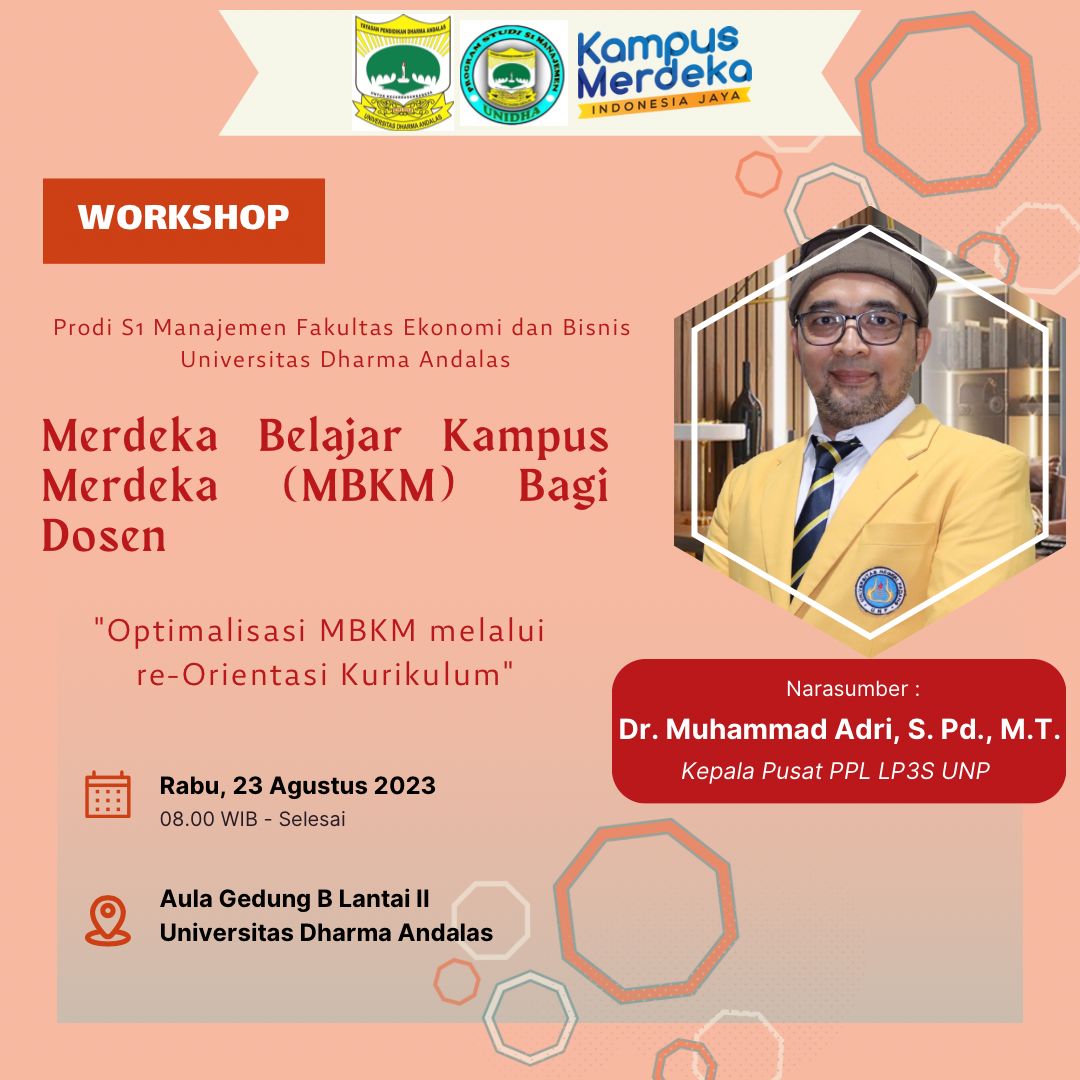 S1 Manajemen UNIDHA Gelar Workshop “Optimalisasi MBKM melalui re-Orientasi Kurikulum”