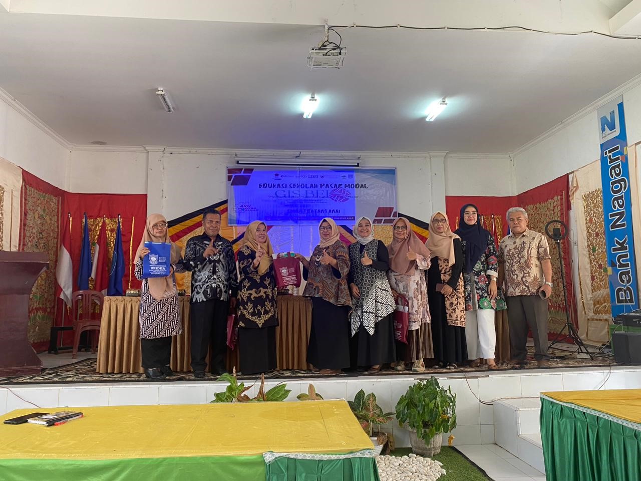 GISBEI UNIDHA Laksanakan Edukasi Pasar Modal ke SMAN I Batang Anai.