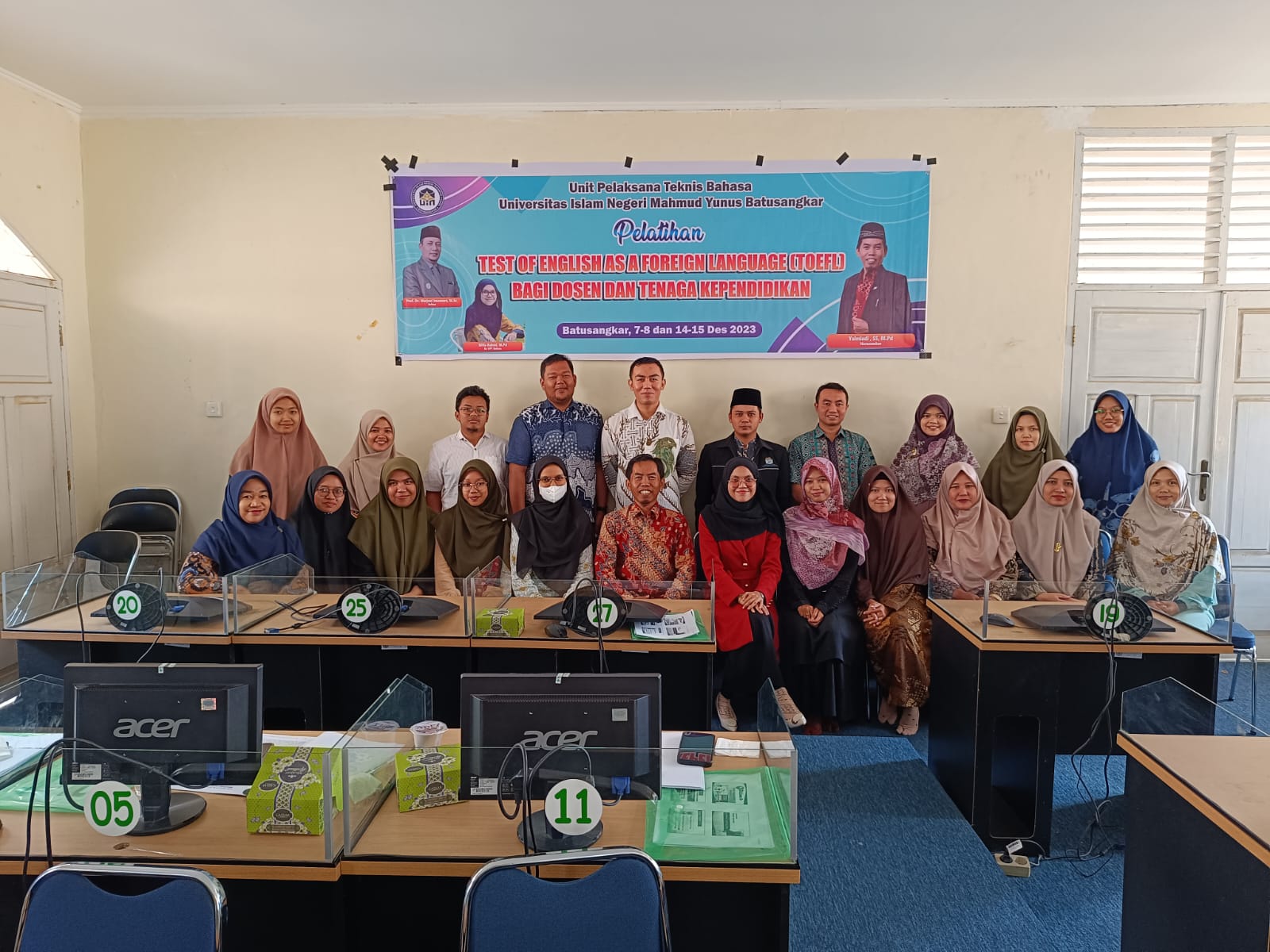 Dosen Prodi Sastra Inggris UNIDHA, Yalmiadi, S.S., M.Pd., C. TM, Sumbangkan Keahlian dalam Pelatihan TOEFL di UIN Mahmud Yunus Batusangkar