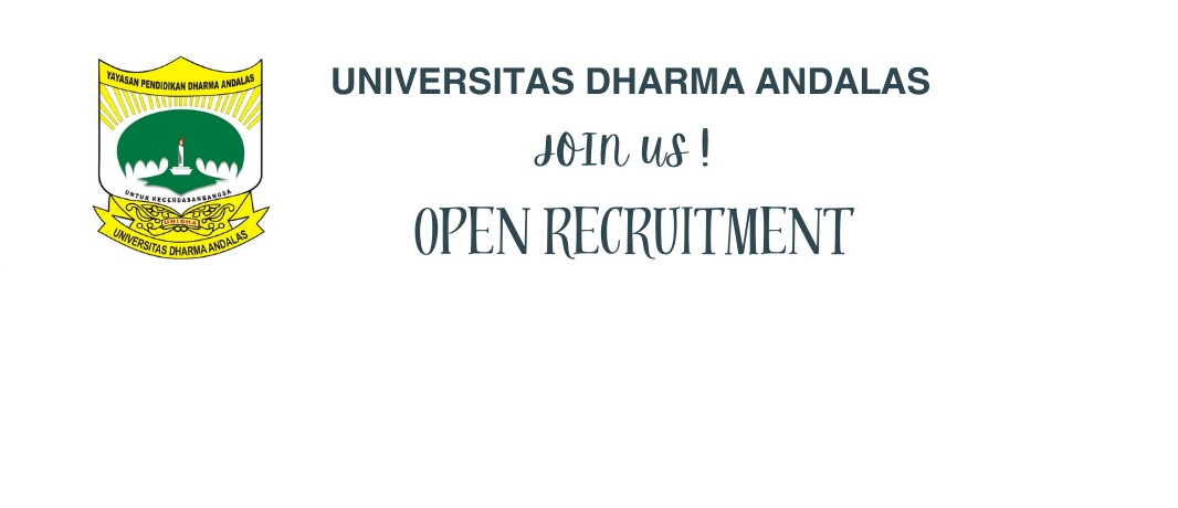 Open Recruitment Universitas Dharma andalas 2024