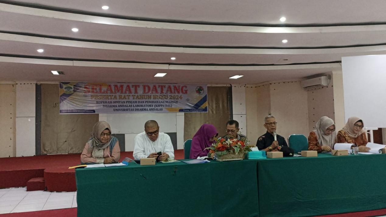 Rapat Anggota Tahunan KSPPS DAL Ke-4 Tahun Buku 2024 Sukses Digelar di Universitas Dharma Andalas