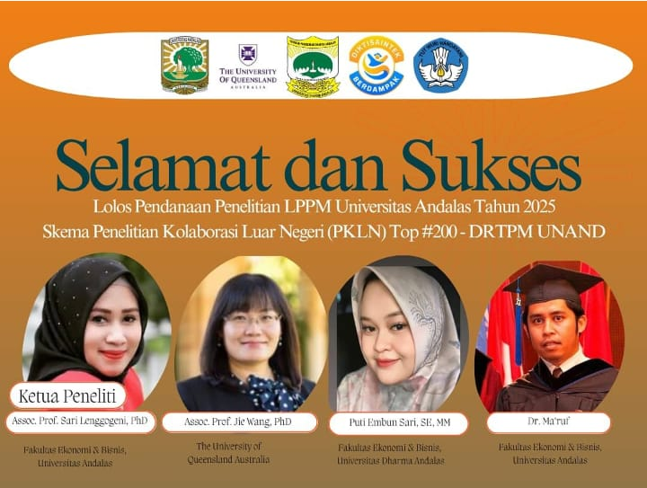 Dosen UNIDHA Terlibat dalam Riset Internasional Bertema Kebencanaan, Raih Hibah Penelitian LPPM UNAND 2025