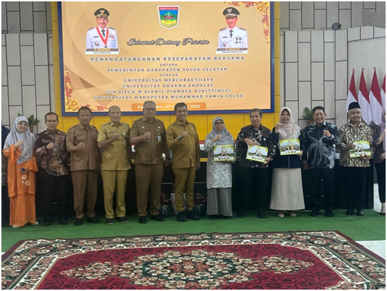UNIDHA Jalin Kerja Sama dengan Pemerintah Kabupaten Solok Selatan: Perkuat Sinergi Tri Dharma Perguruan Tinggi untuk Pembangunan Daerah