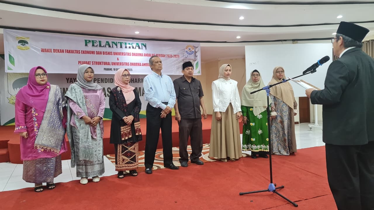 UNIDHA Lantik Wakil Dekan FEB dan Pejabat Struktural Baru: Penguatan Organisasi untuk Transformasi Kampus Berkelanjutan