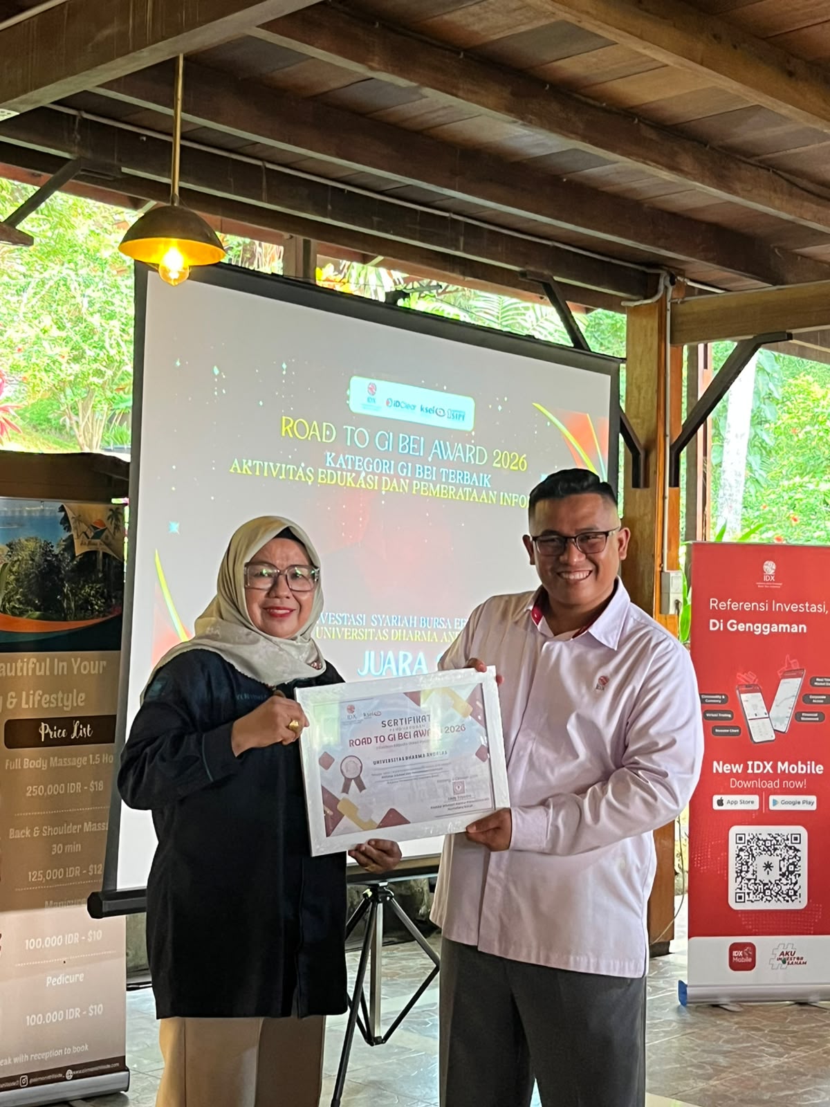 GISBEI UNIDHA Borong Tiga Penghargaan Road to GIBEI Award 2026 BEI Sumatera Barat