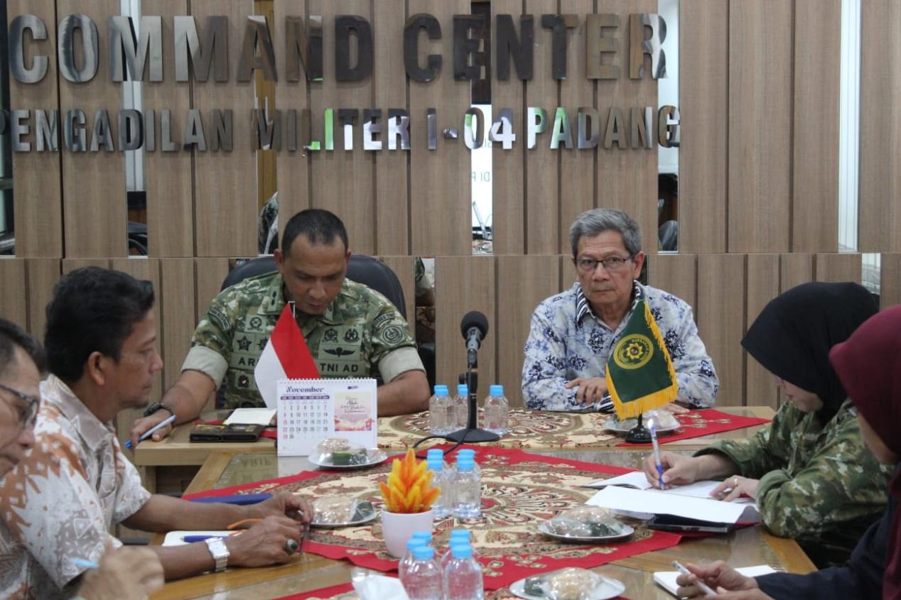 UNIDHA Audiensi ke Pengadilan Militer I-04 Padang, Buka Peluang Kolaborasi Strategis di Bidang Hukum