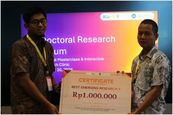 Dosen Teknik Sipil UNIDHA Raih Best Emerging Research di ICONIC 2026, Bawa Prestasi dari Yogyakarta
